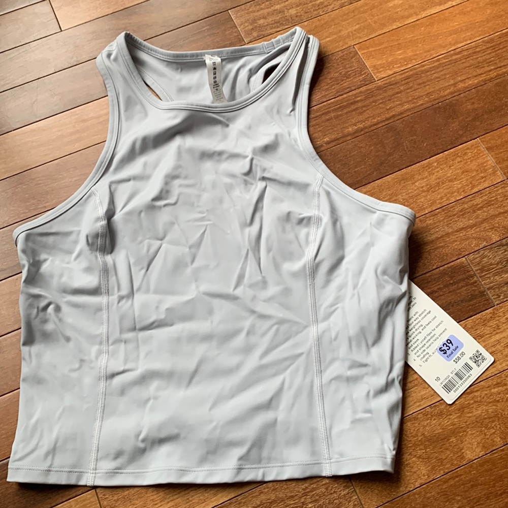 NWT Lululemon Nulux Racerback Crop Run tank size 10